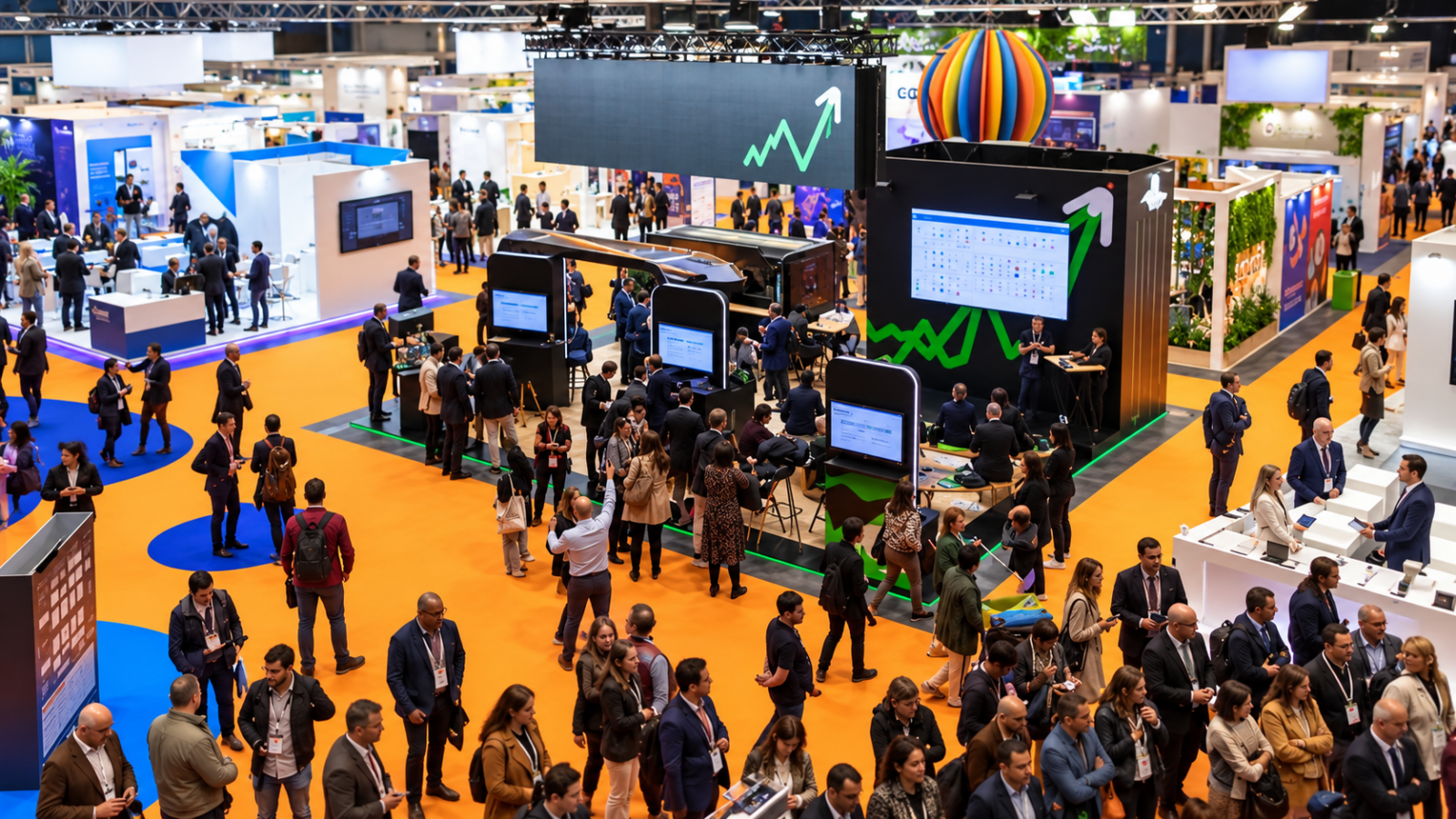Vibrant Tech Expo Exhibition Hall